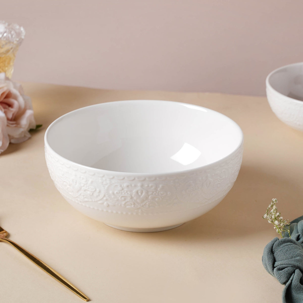 Serena 22 Piece Dinner Set For 6 Nestasia
