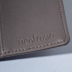 Floral Line Art Embroidered Passport Cover Grey Nestasia