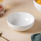 Serena Pearly White Snack Bowl 6 Inch 500 ml Nestasia