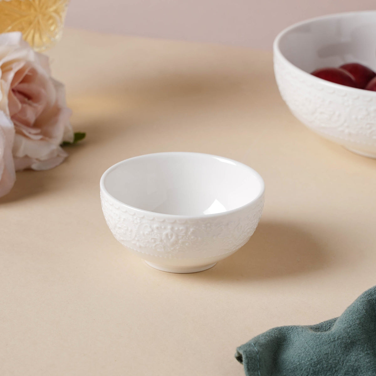 Serena Pearly White Dip Bowl 100 ml Nestasia