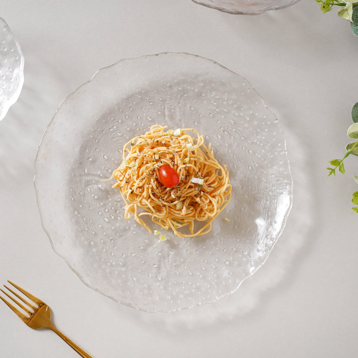 Modern Textured Plate and Bowl Set of 3 Nestasia