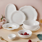 Serena Pearly White Serving Bowl 8 Inch 1500 ml Nestasia
