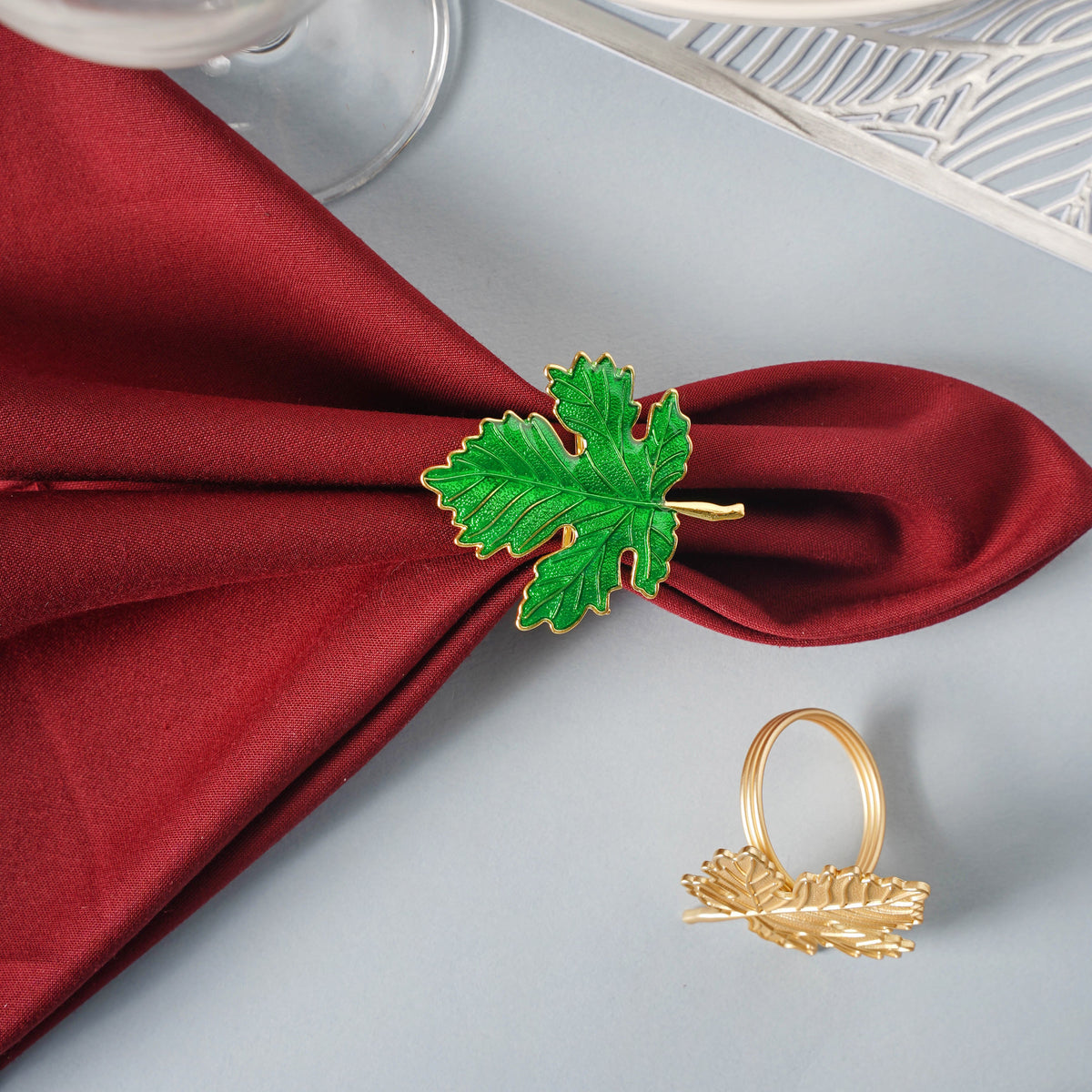 Maple Leaf Napkin Ring Nestasia