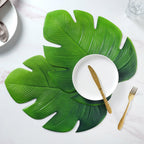 Vinyl Leaf Placemat Set of 2 Nestasia