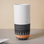 White Ethnic Vase Nestasia