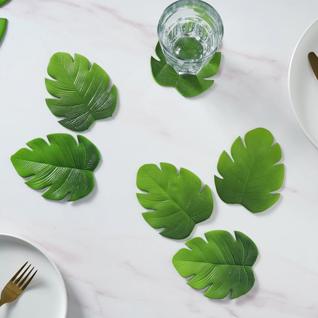 Palm Leaf Coaster Set of 6 Nestasia