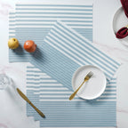 Pastel Blue Table Mat Set of 6 Nestasia
