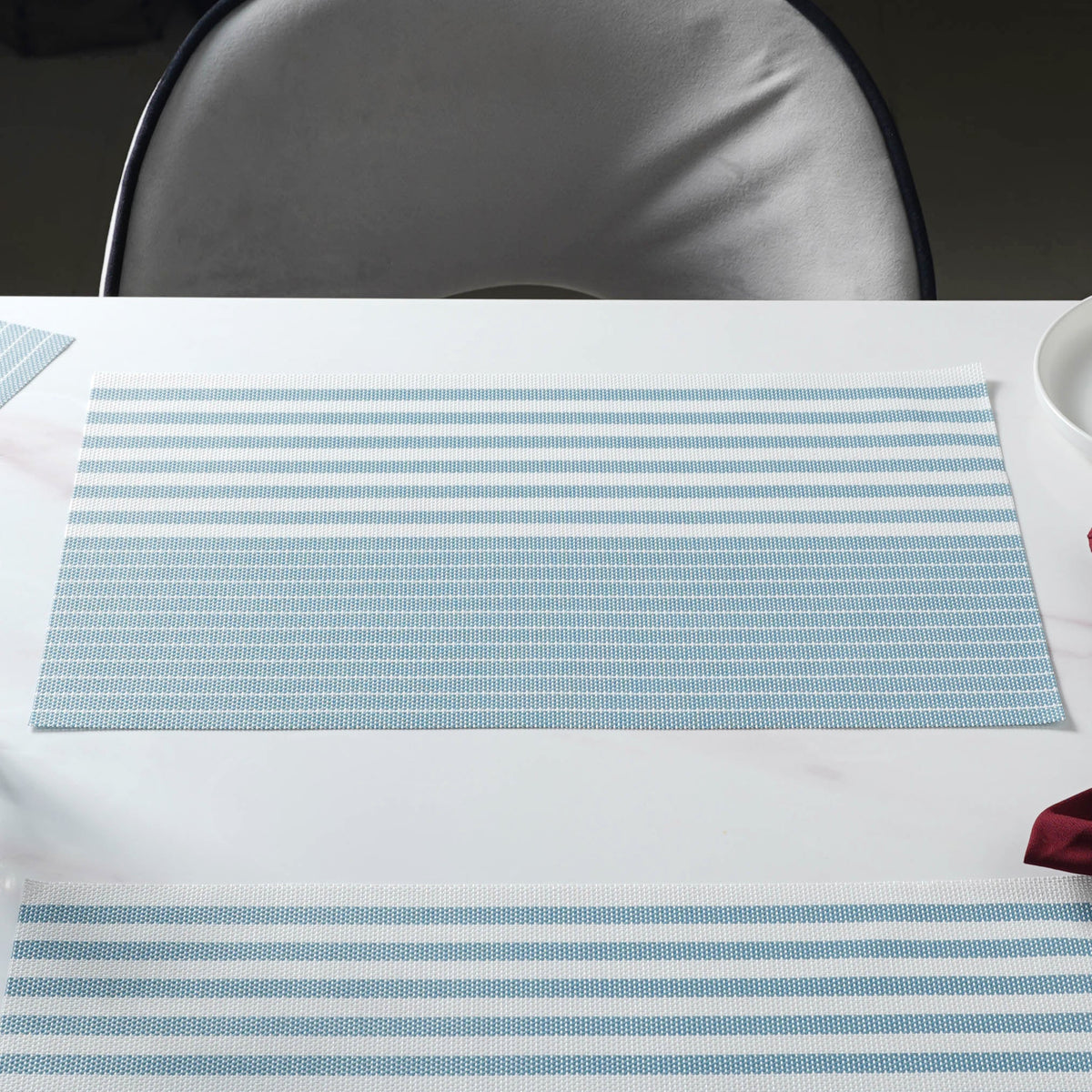 Pastel Blue Table Mat Set of 6 Nestasia