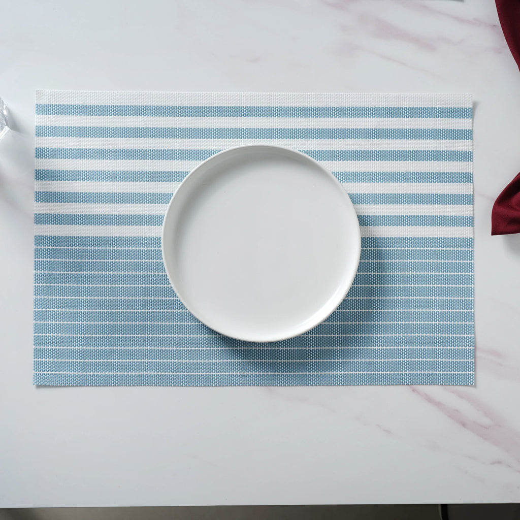 Pastel Blue Table Mat Set of 6 Nestasia