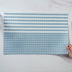 Pastel Blue Table Mat Set of 6 Nestasia