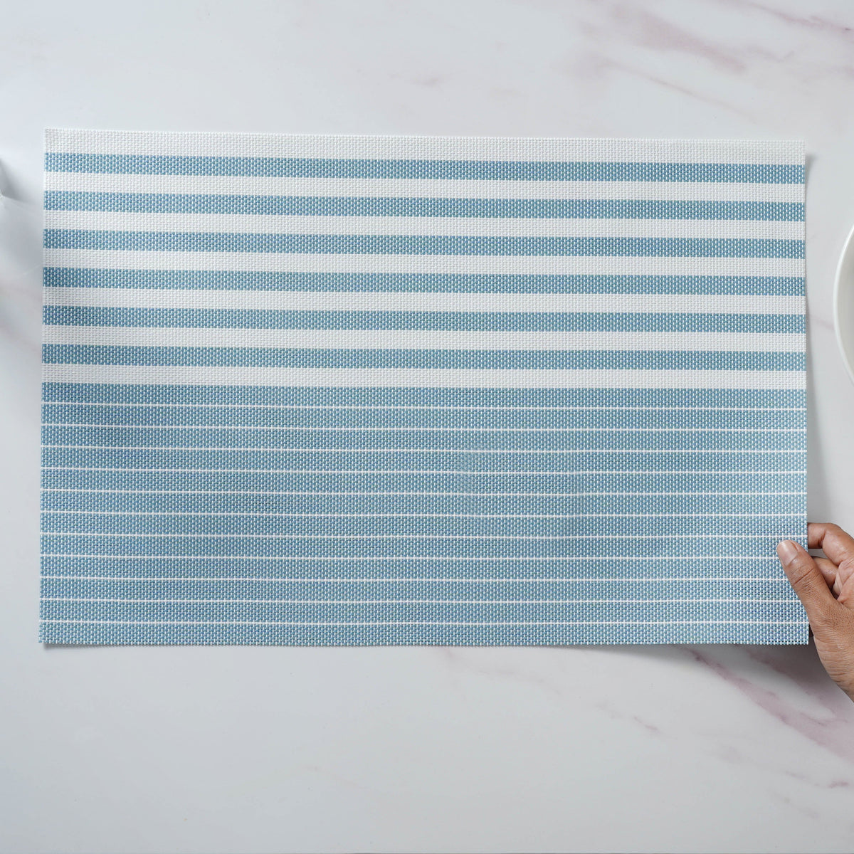 Pastel Blue Table Mat Set of 6 Nestasia