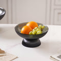 Ribbed Grey Fruit Bowl Small Nestasia
