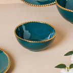 Green And White Elysian 22 Piece Dinnerware For 6 Nestasia