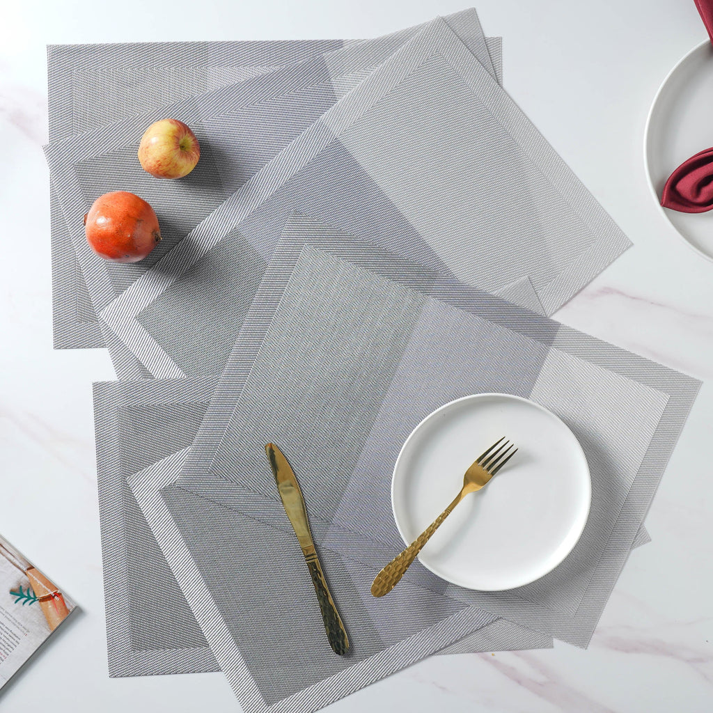 Grey Table Mat Set of 6 Nestasia