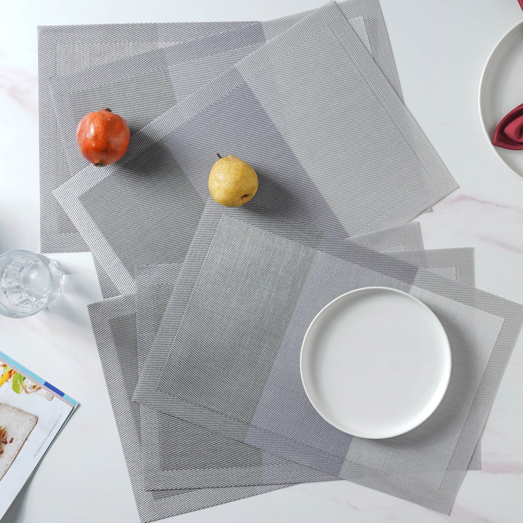 Grey Table Mat Set of 6 Nestasia