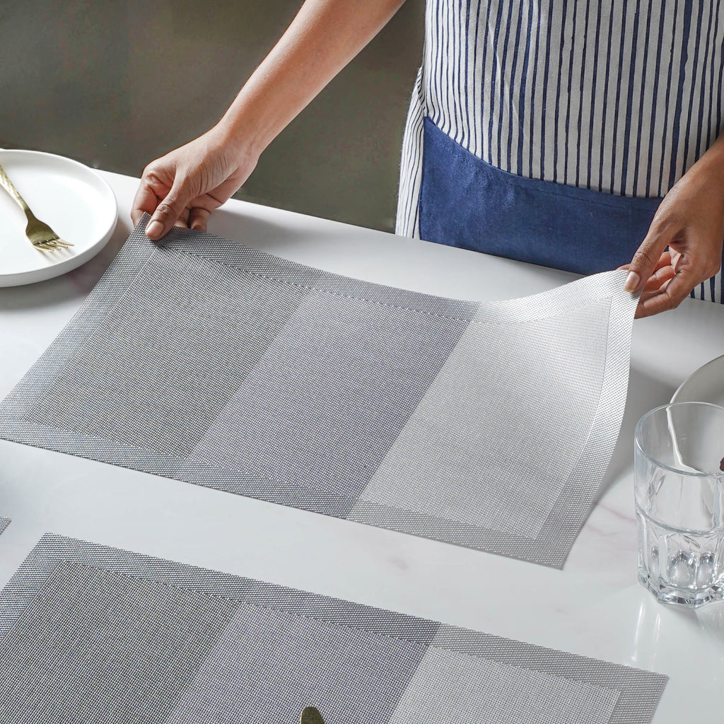 Grey Table Mat Set of 6 Nestasia