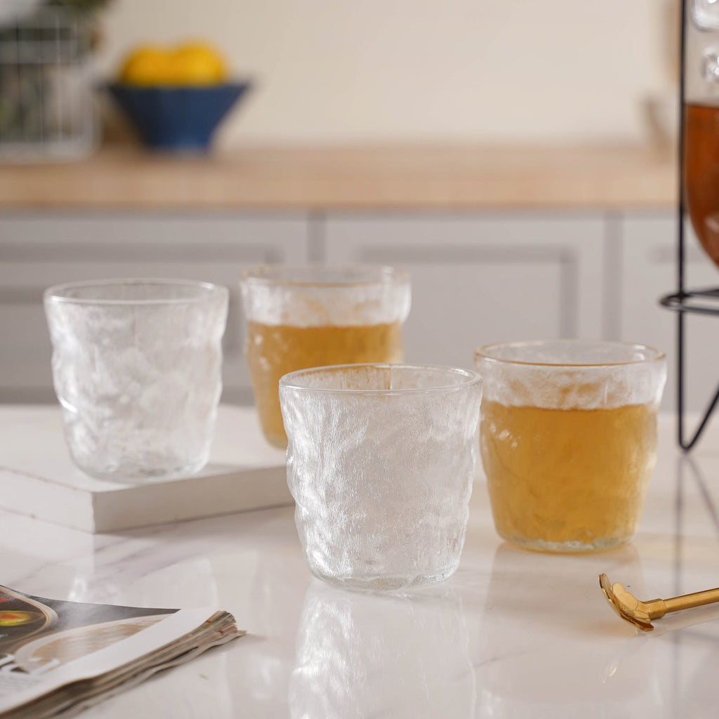 Iceberg Glass Set of 4 Nestasia