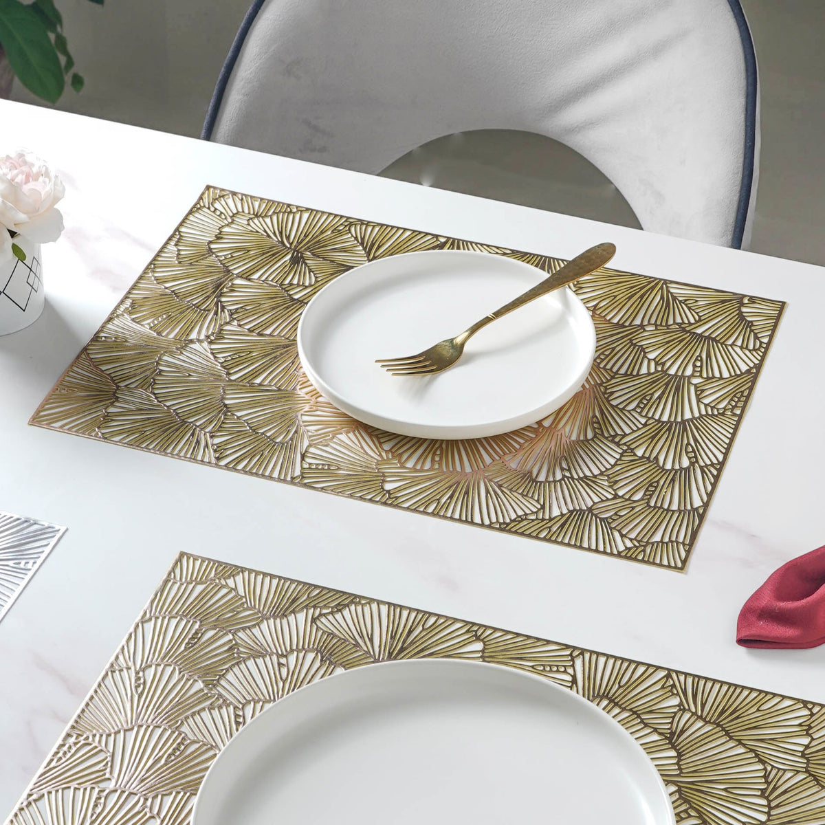 Large PVC Table Mat Set of 2 Nestasia