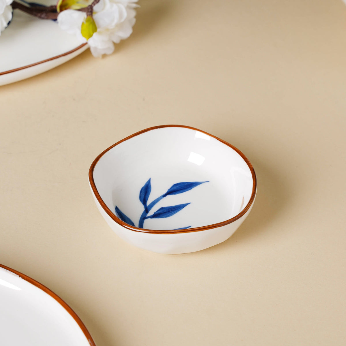 Palm Leaf 27 Piece Dinner Set For 6 Nestasia