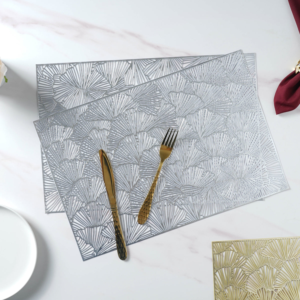 Large PVC Table Mat Set of 2 Nestasia