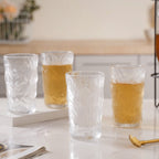 Contemporary Water Glass Set of 4 Nestasia