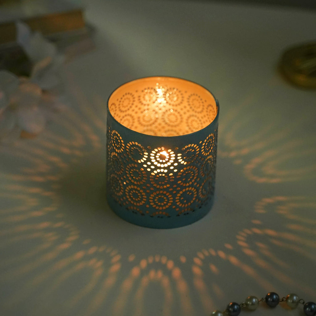 Festival Lantern Blue Nestasia
