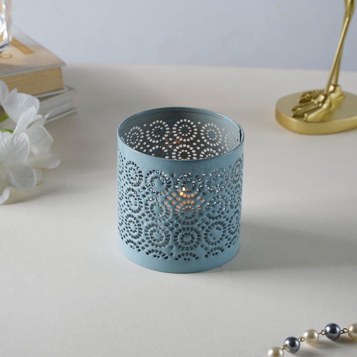 Festival Lantern Blue Nestasia