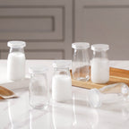 Small Glass Storage Container Set of 6 Nestasia
