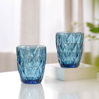 Blue Glassware Set of 4 Nestasia