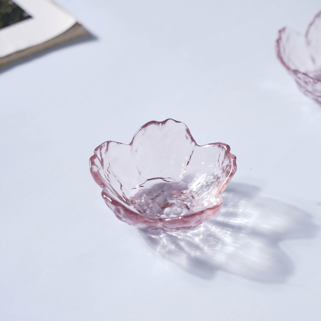 Sakura Styled Glass Dip Bowl Set of 2 Nestasia