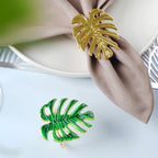 Gold Leaf Napkin Ring Nestasia