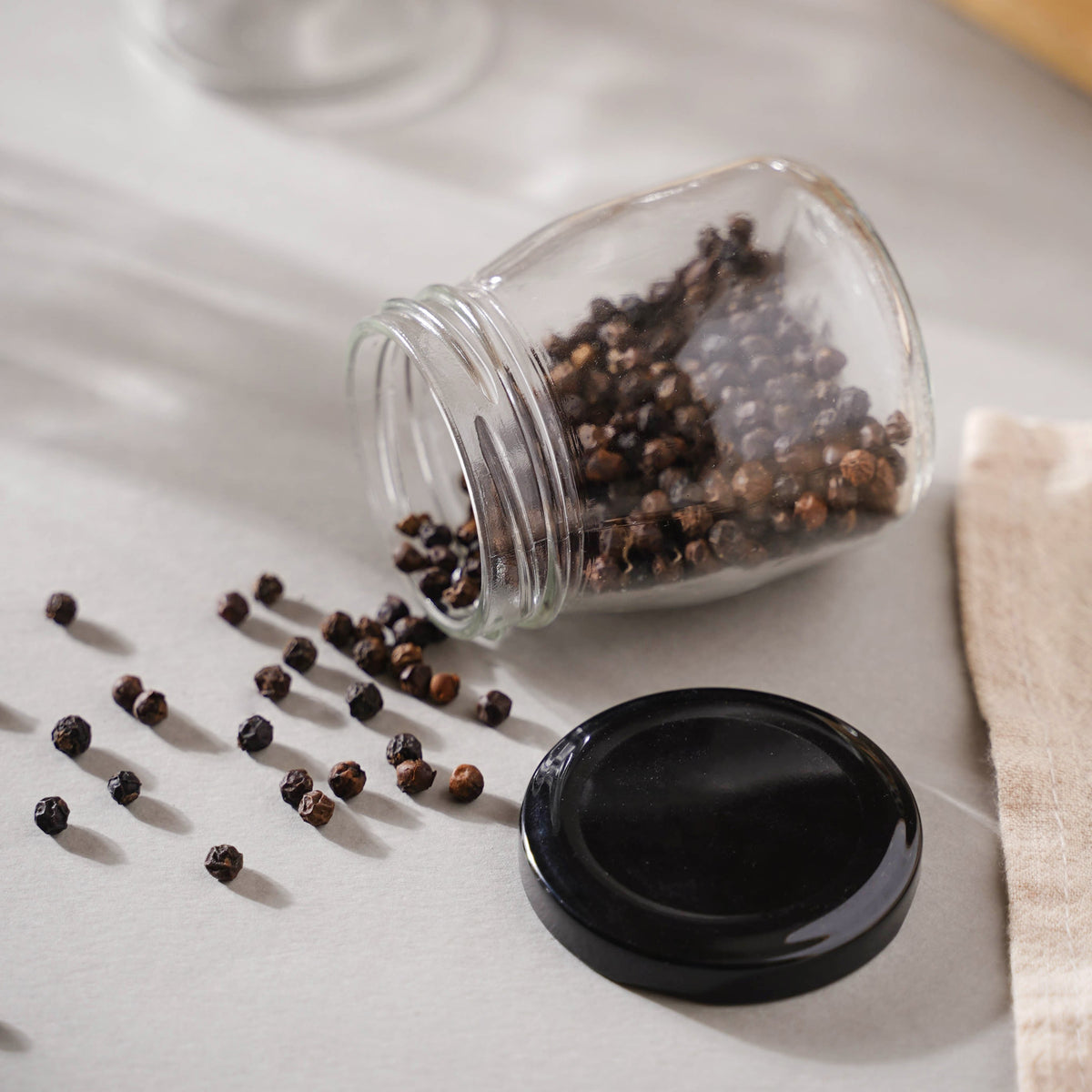 Glass Storage Container with Lid Set of 6 Nestasia