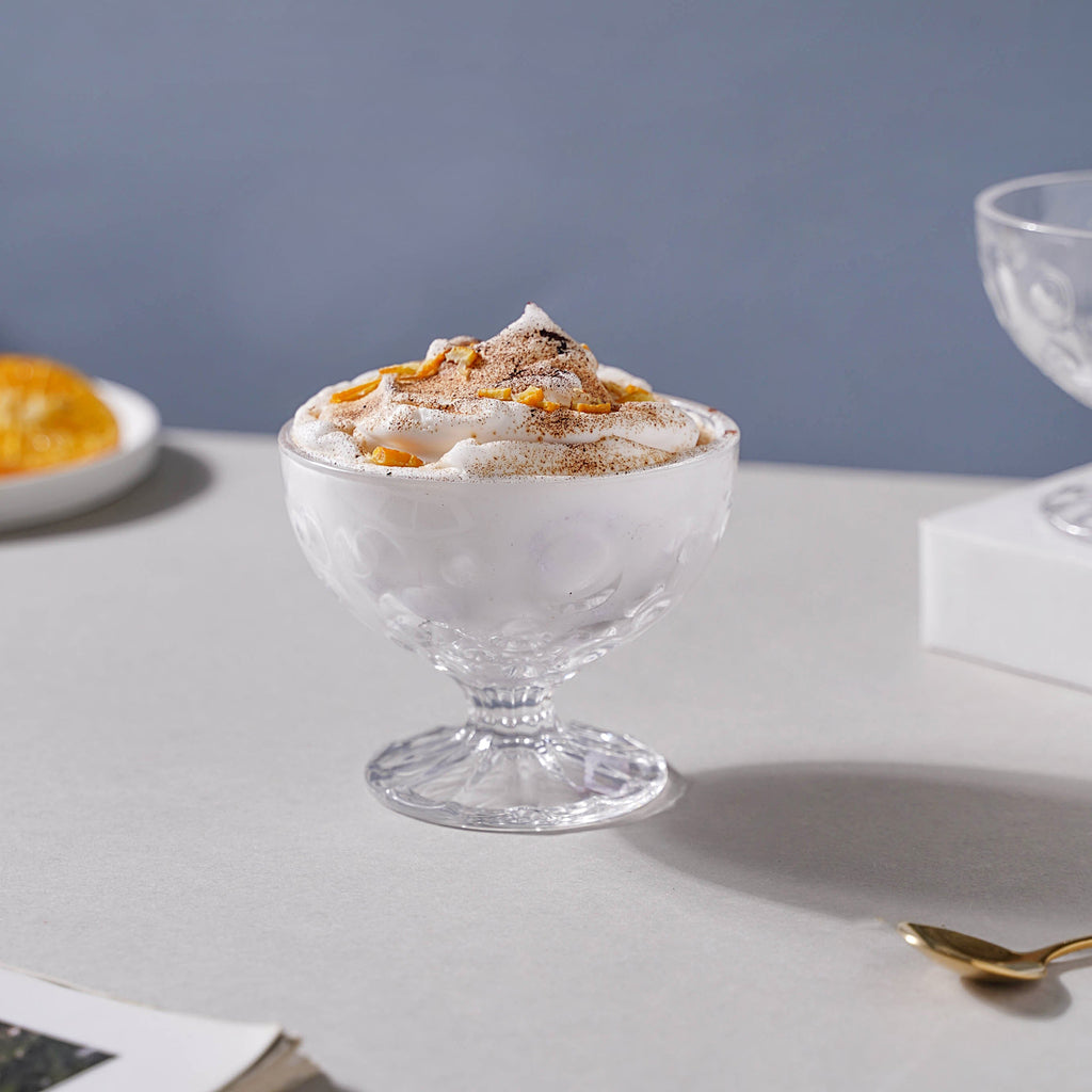 Dotty Glass Ice Cream Bowl Set of 2 Nestasia