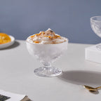 Dotty Glass Ice Cream Bowl Set of 2 Nestasia