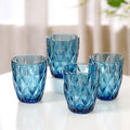 Blue Glassware Set of 4 Nestasia