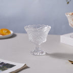 Butterfly Cut Glass Dessert Bowl Set of 2 Nestasia