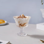 Butterfly Cut Glass Dessert Bowl Set of 2 Nestasia