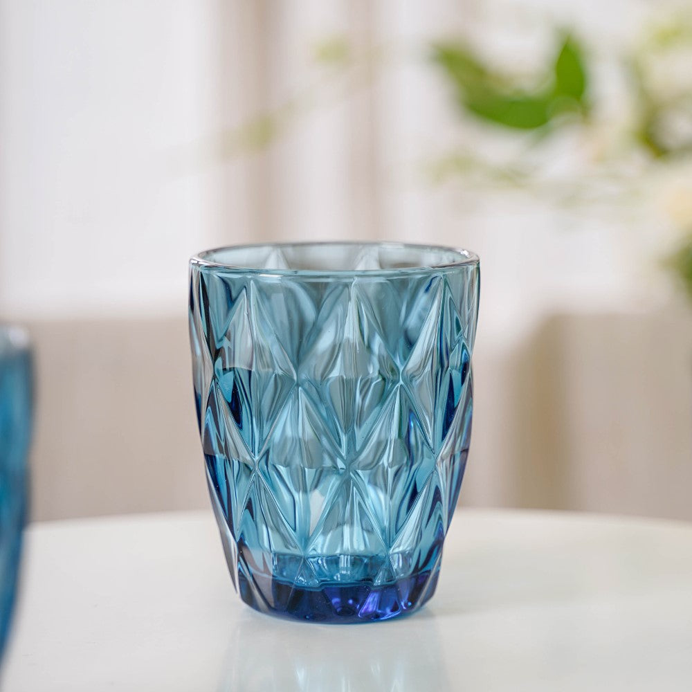 Blue Glassware Set of 4 Nestasia