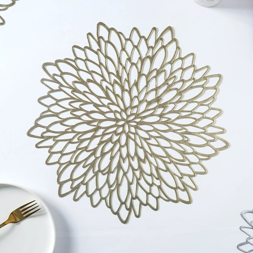 Round PVC Table Mat Set of 2 Nestasia