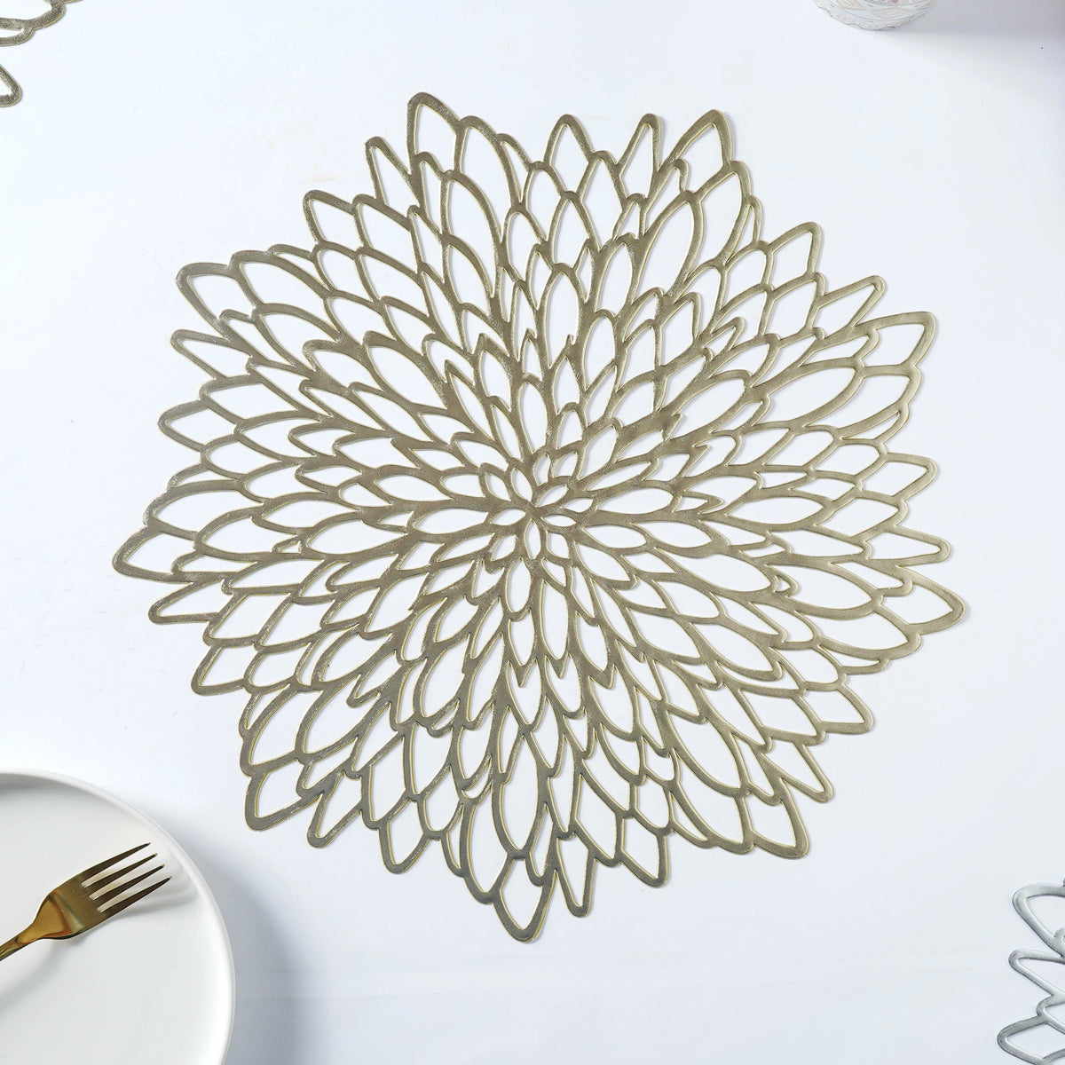 Round PVC Table Mat Set of 2 Nestasia