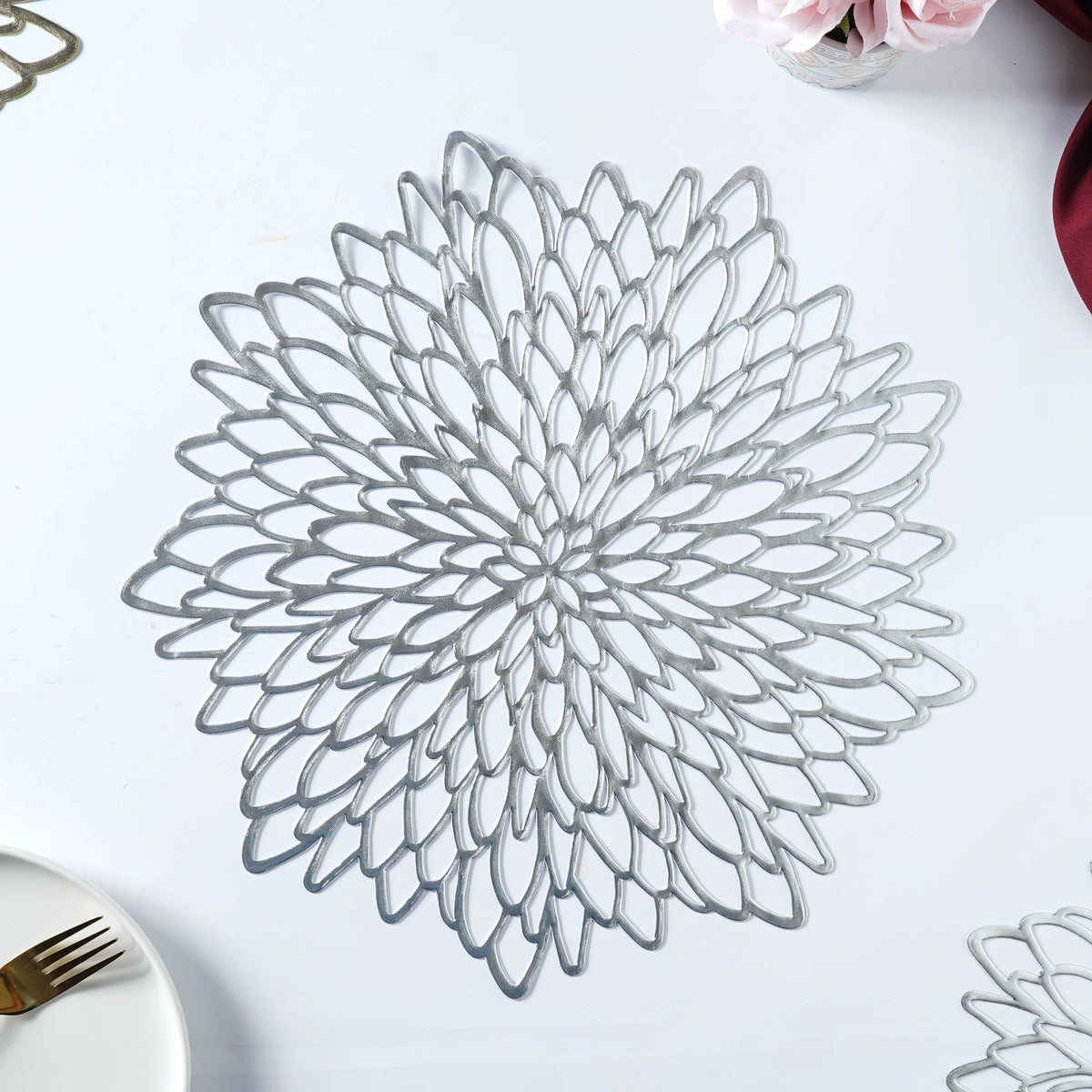 Round PVC Table Mat Set of 2 Nestasia
