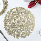 Rose Pattern Table Mat Set of 2 Nestasia