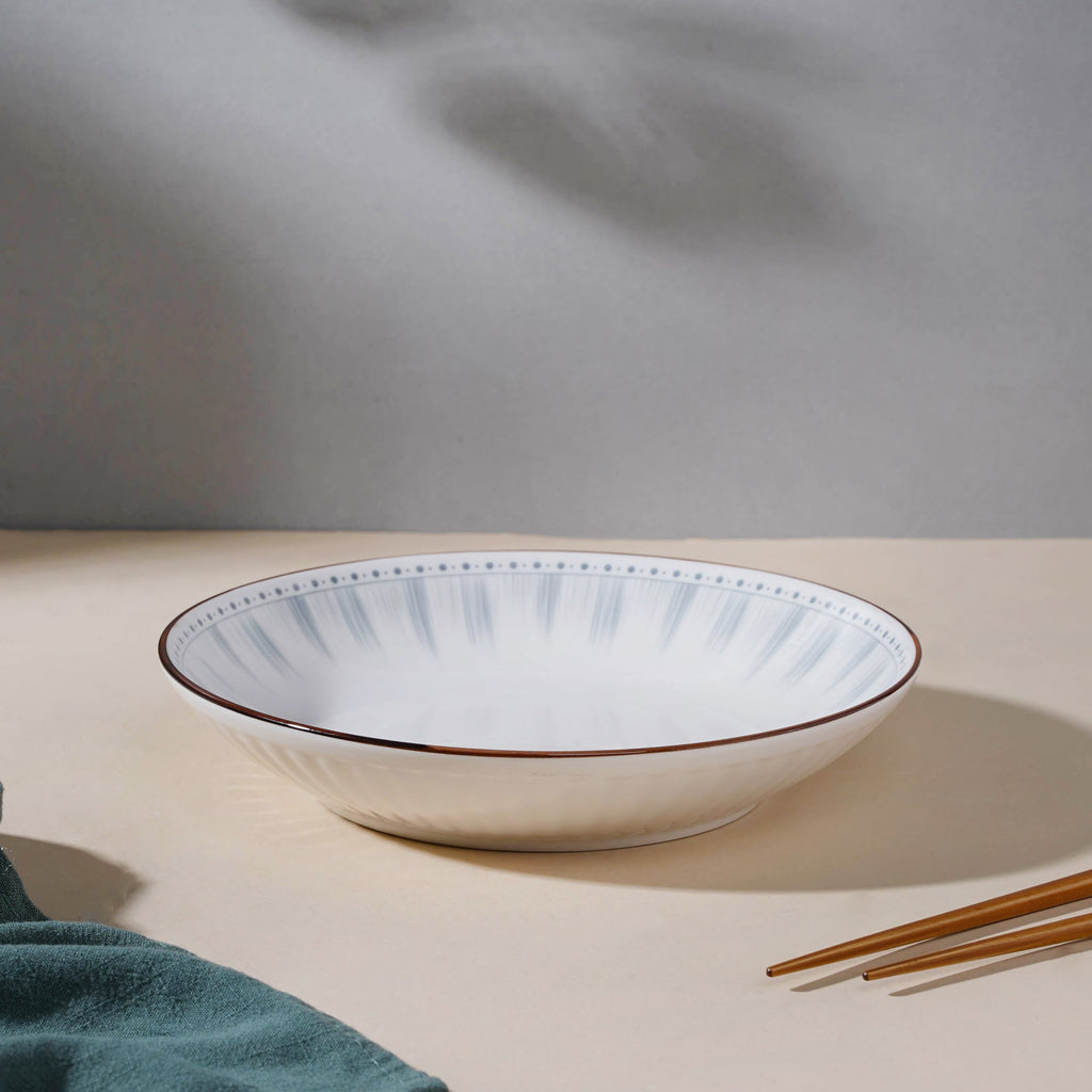 Dainty Patterned Pasta Dish 7 Inch Nestasia