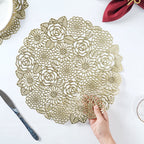 Rose Pattern Table Mat Set of 2 Nestasia