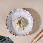 Dainty Patterned Pasta Dish 7 Inch Nestasia