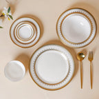 Aurelea 33 Piece Dinnerware For 6 Nestasia