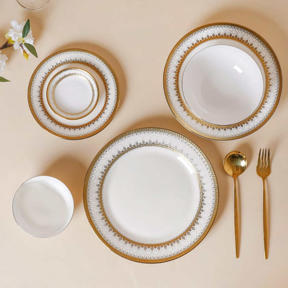 Aurelea 33 Piece Dinnerware For 6 Nestasia