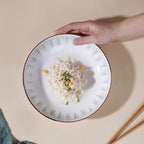 Dainty Patterned Pasta Dish 7 Inch Nestasia