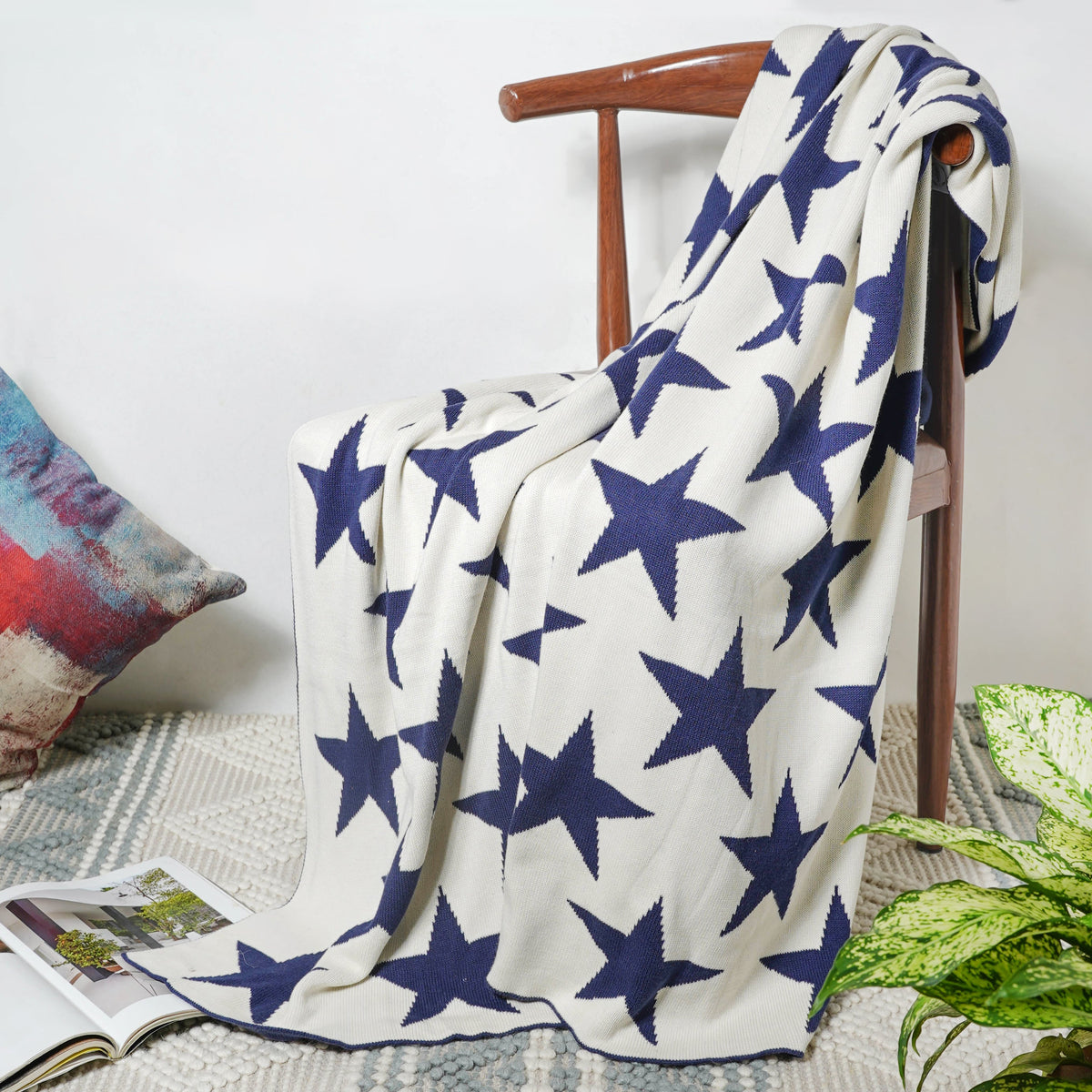 Blue Star Throw Nestasia