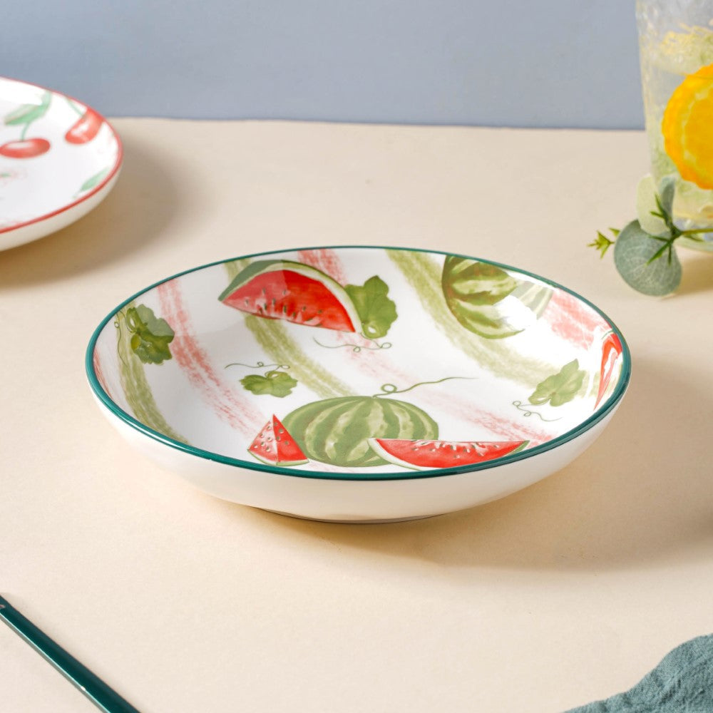 Watermelon Fruit Salad Plate 7.5 inch Nestasia